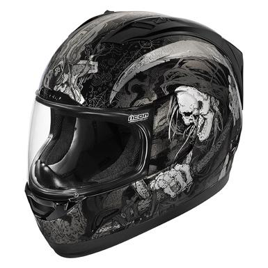 Icon helmet harbinger black sm 0101-5585