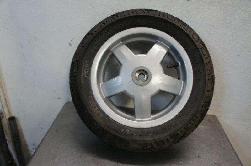 Vespa piaggio lx lxv 150 2008 08 oem rear wheel with tire