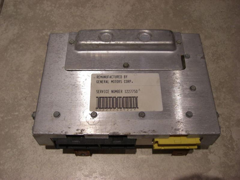 87-89 cadillac allante ecu computer & prom 1227750 remanufactured 