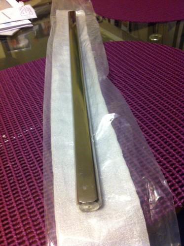 Stainless steel polished  1/2" o.d. double d steering rod column shaft 18" dd