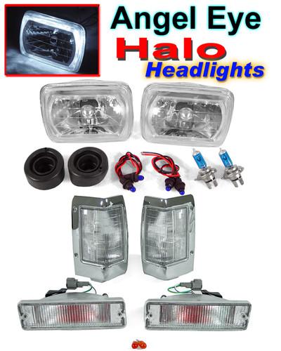 90 91 92 93 94 95 96 97 pick-up truck halo headlights + corner + bumper lights