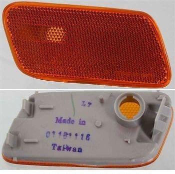 Side marker light lamp lens & housing passenger's right side