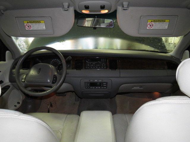 1999 lincoln town car sunvisor lh driver gray lighted/mirror 2409599