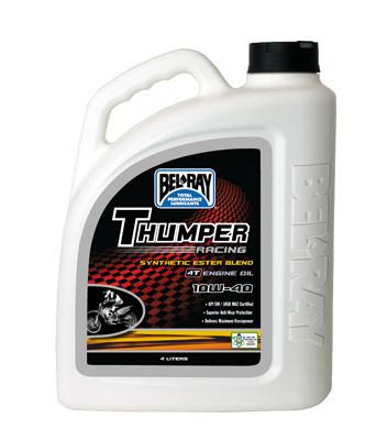 Bel-ray thumper synthetic ester blend 4t engine oil 10w-40 4-liter 99520-b4lw