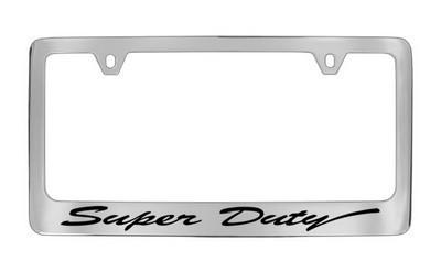 Ford genuine license frame factory custom accessory for super duty style 2