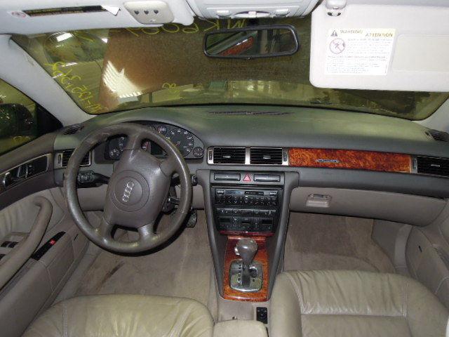 1999 audi a6 sunvisor passenger rh tan w/mirror 2154659