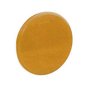 Peterson reflector, round, 3", stick-on, amber v475a