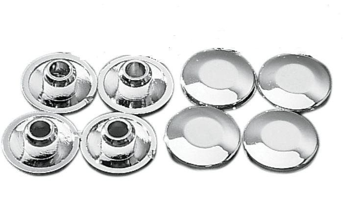 Chrome 5/16 inch caps/plugs for harley davidson handlebar clamps