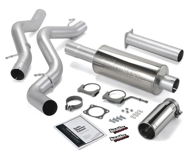 Banks power 48629 monster exhaust system 01-04 sierra 2500 hd silverado 2500 hd