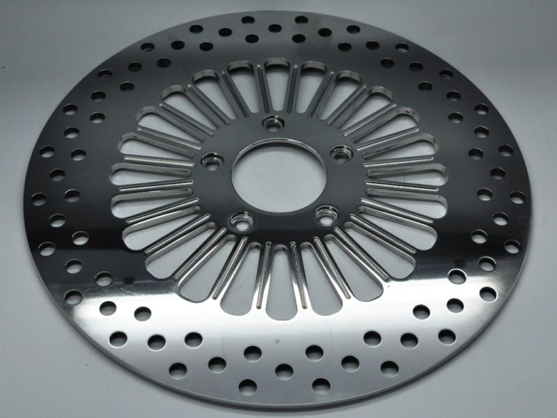 11.8 stainless polished legacy performance machine brake rotor harley new disc 