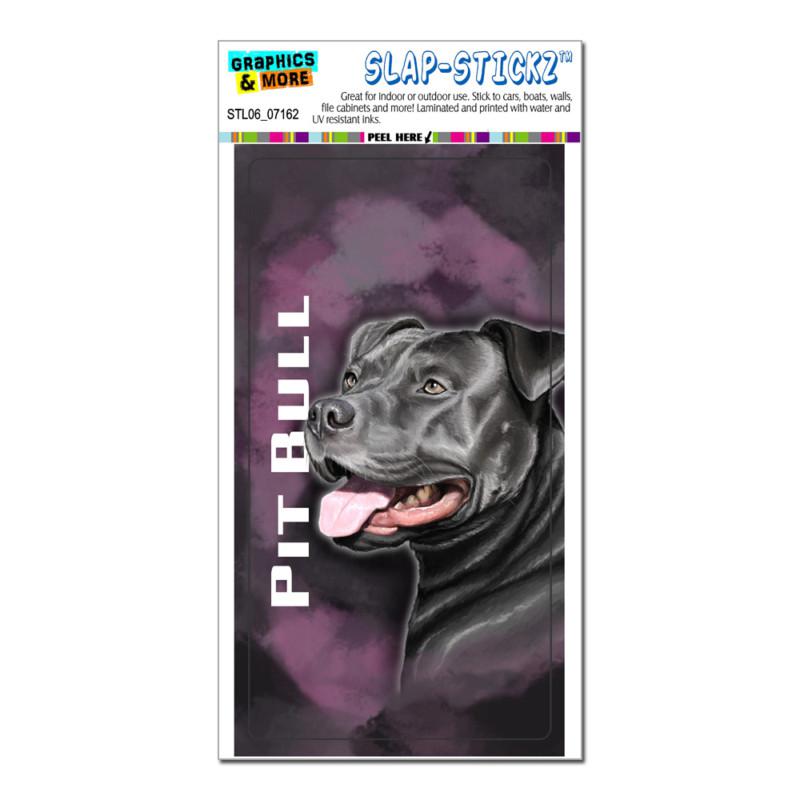 Pit bull pink - american staffordshire terrier dog - slap-stickz™ bumper sticker