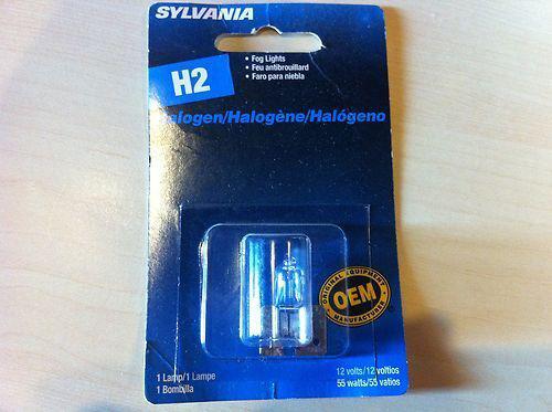 New sylvania halogen fog light h2 driving headlight headlamp bulb pack of 2