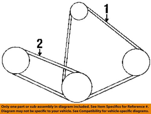 Toyota oem 90916a2009 v-belt/fan belt/accessory drive belt