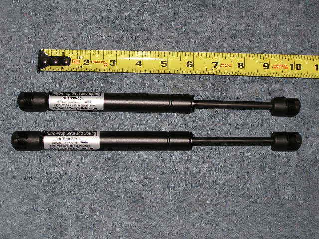 2ea 10" 60lb nitro-prop gas strut shock spring cylinder lift rod arm 10in 60#