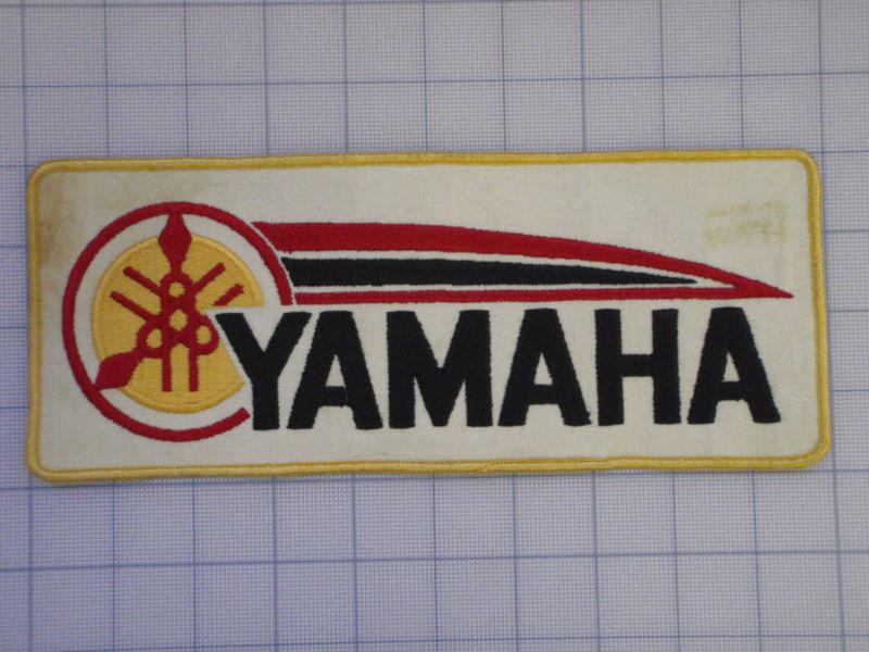 Vintage yamaha  patch 70s-80s biker motorcycle motocross birtbike 10 x 4