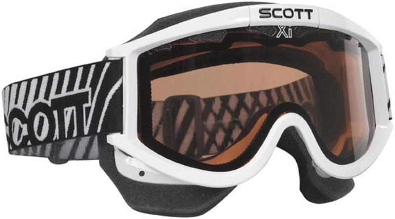 Scott 87 otg snowcross w/ tose thermal standard lens adult goggles,white