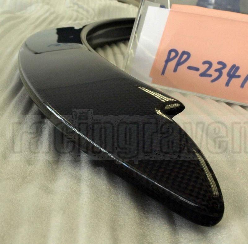 Carbon fiber toyota 06-11 yaris vitz hatchback rear wing hatch roof spoiler