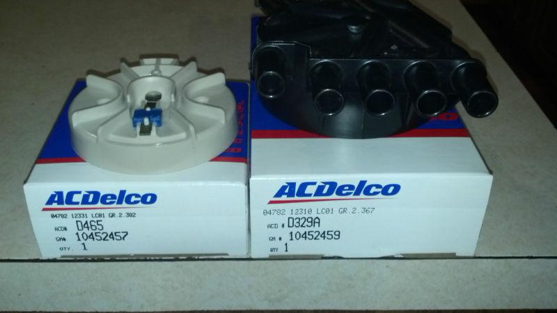 Acdelco d465 distributor rotor/acdelco d329a distributor cap kit