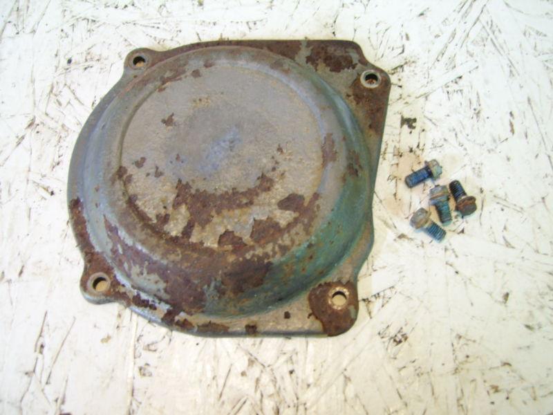 2003 suzuki lt 160 quad runner wheeler outer stator cover decent suface rust 