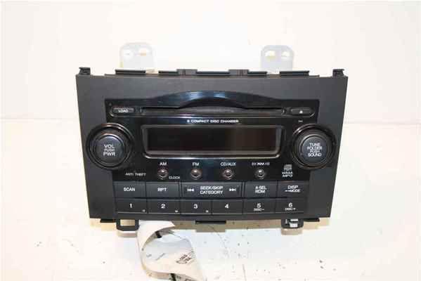 07 honda crv am fm 6 disc cd radio 1xn1 oem lkq