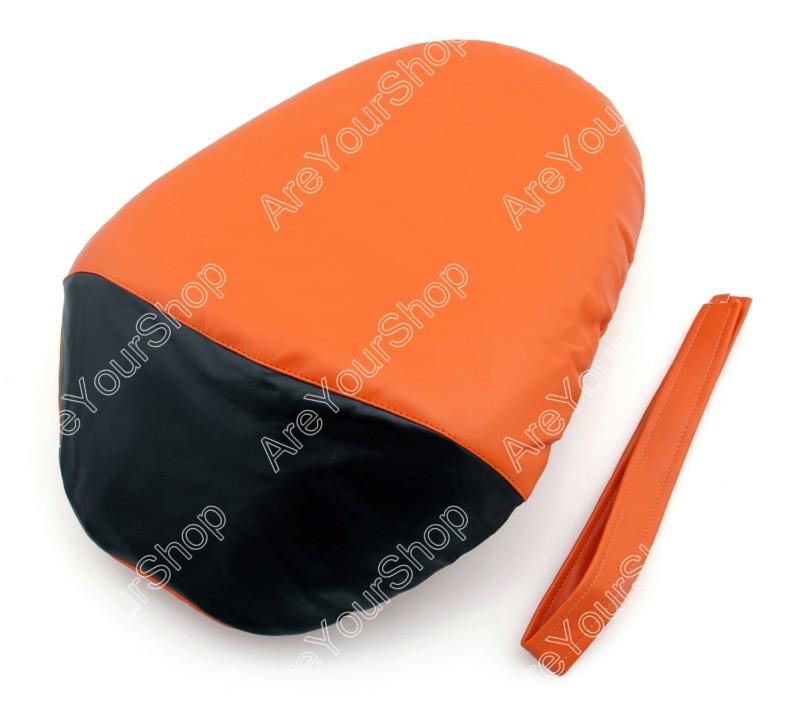 Rear pu leather seat cowl cover pillon suzuki gsxr1000 2009-2010 k9 orange