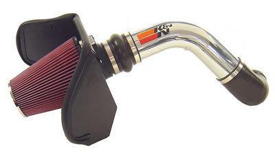 K&n air intake polished tube red filter chevy gmc silverado sierra 6.0l kit