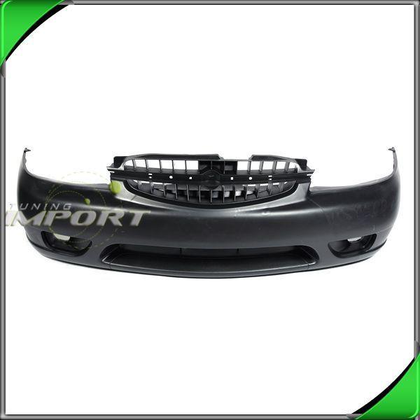 00 01 altima facial no primered rawte black xe/gxe w/o fog front bumper cover