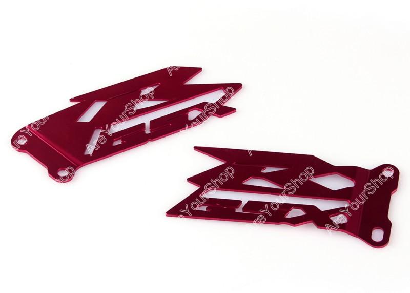 Foot peg heel plates guard suzuki gsxr600/750 2006-2012 gsxr1000 2005-2012 red