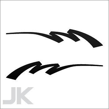 Decal stickers tribal racing design sports cars speed reverse images 0502 agx7a