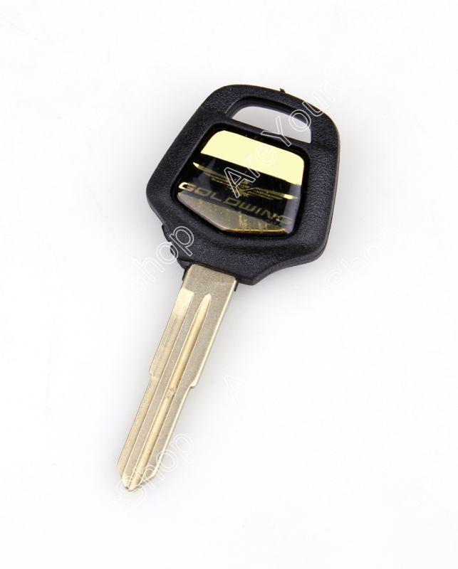 1pcs blade blank key motorcycle honda gold wing gl1800 all year black