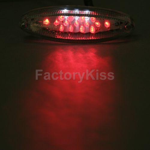 Gau new 18 led brake tail light for quad atv dirt bike motorcycle motocross