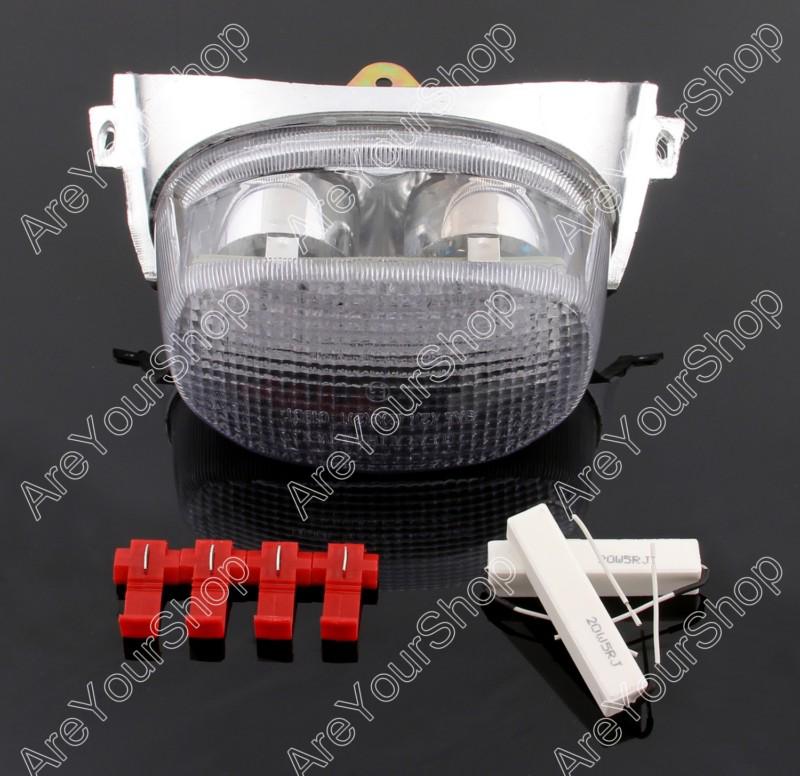 Clear led taillight + turn signals suzuki gsxr600 97-00 gsxr750 96-99 gsxr1100