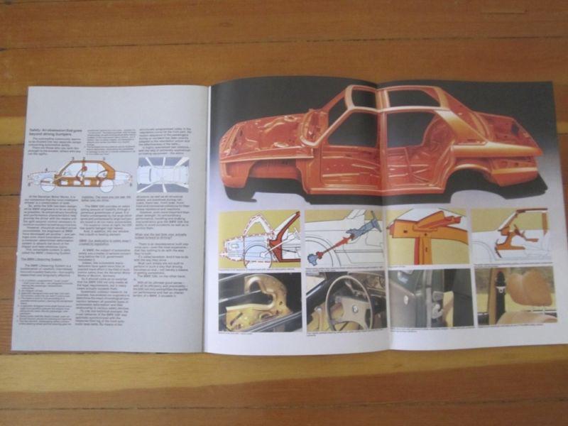 Bmw e28 528i dealer sales brochure 41 pages new v.rare