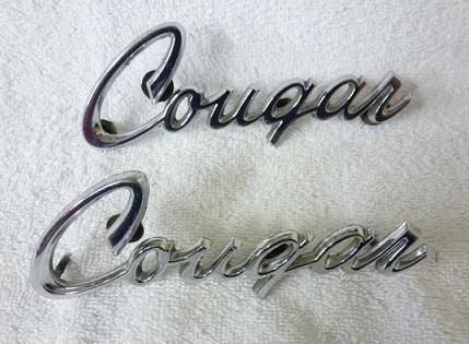 Mercury cougar rx7 fender emblems