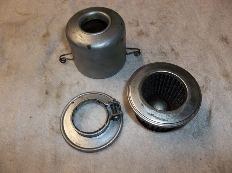 1967-68 kawasaki tr120 tr 120 superlube roadrunner air cleaner assy housing 