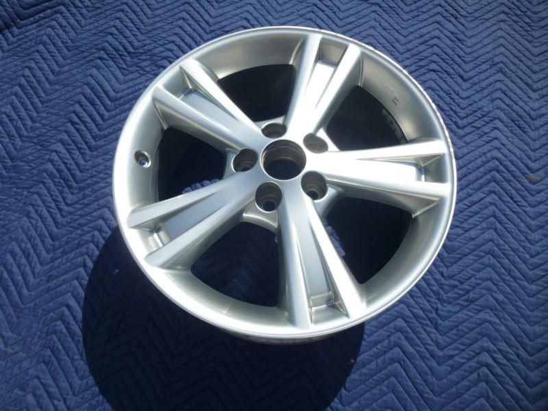 Lexus rx rx400h 18" factory oem rim wheel hollander 74180 hypersilver, good cond