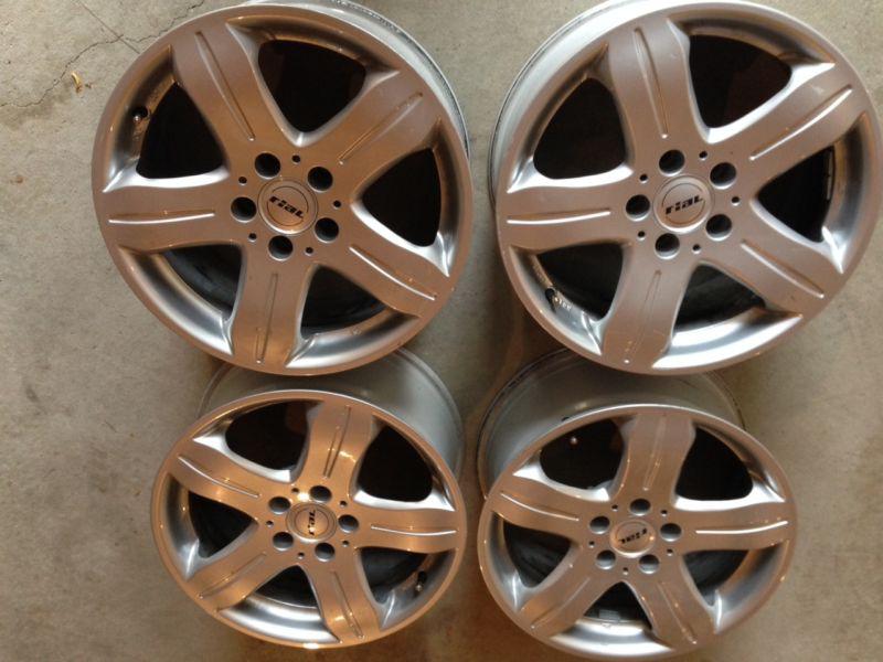 Rial 17x8 35mm offset aluminum wheels 5x112 audi volkswagen mercedes 