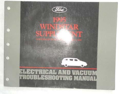 1995 ford windstar  electrical and vacuum troubleshoot  manual supplement 