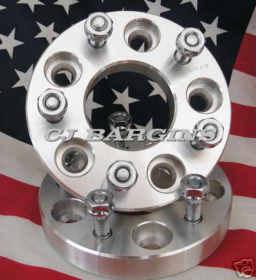 5lug| 2.5" | 5x4.75 | 5x120.7mm| olds pontiac gmc chevy | wheel spacers adapters