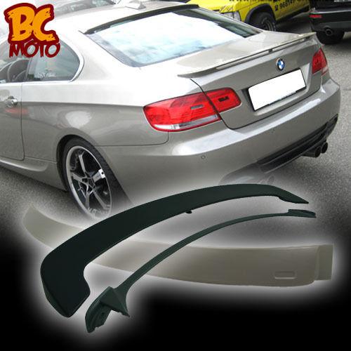 Bmw e92 2d coupe a roof wing & oe rear boot trunk spoiler 07+ ▼