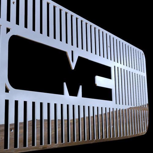 Gmc yukon 94-98 vertical billet polished stainless truck grill insert add-on