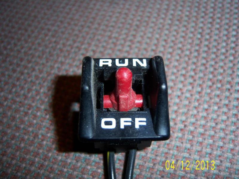 New quicksilver marine grade  run/off  switch 87133982 short leads & connectors 