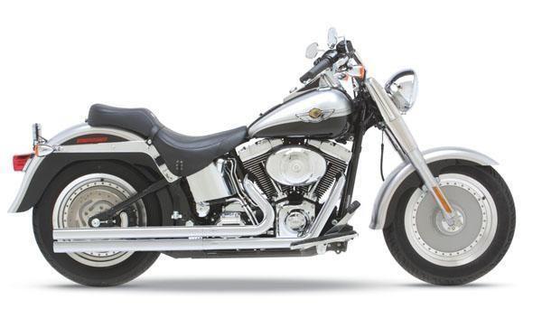 Vance & hines exhaust longshots for harley softail 86-06