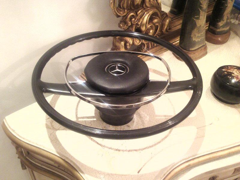 Mercedes vintage steering wheel w108 w109 w112 w113 w114 w115 with hub
