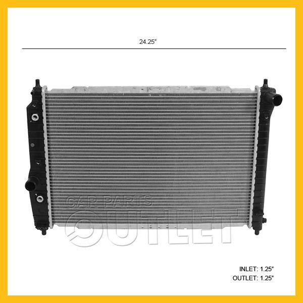 04-07 08 aveo aveo5 new radiator 1.6l l4 auto w/ac w/toc 1row a/t 2004-2007 2008