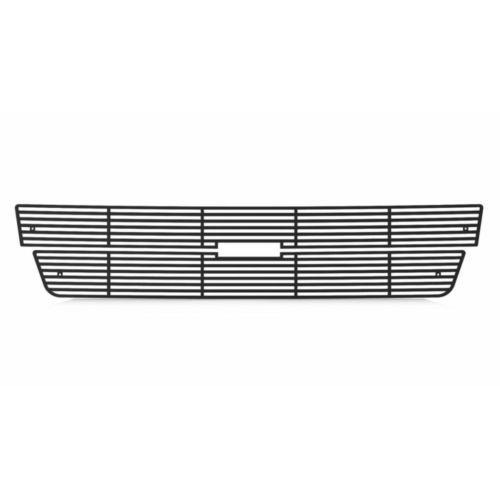 Chevy silverado hd 01-02 horizontal billet black powdercoat grill insert cover