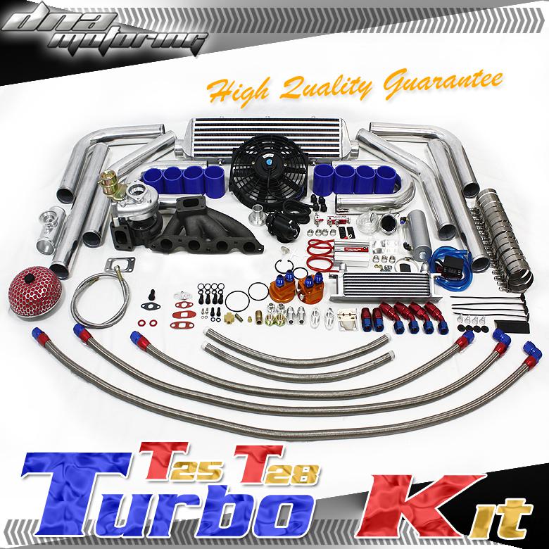 4age ae86 t25/28 turbocharger kit manifold/oil cooler