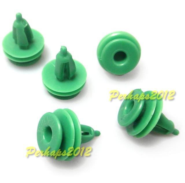 40x clipc stratus breeze jeep door panel clips 6503204  green