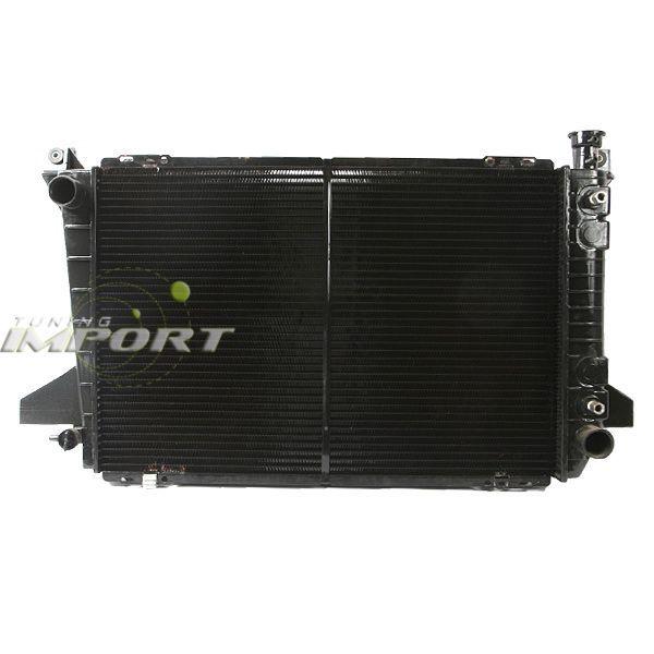 1985-1996 ford f-series pickup/bronco a/t cooling radiator replacement assembly