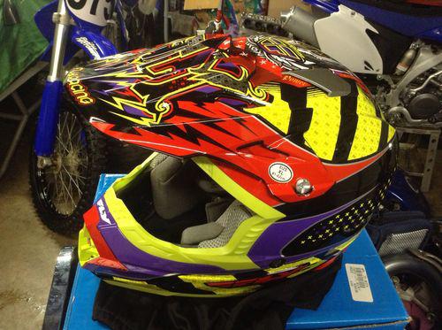 Fly racing trophy lite graphic helmet wild size: xl